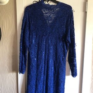 Navy blue dress